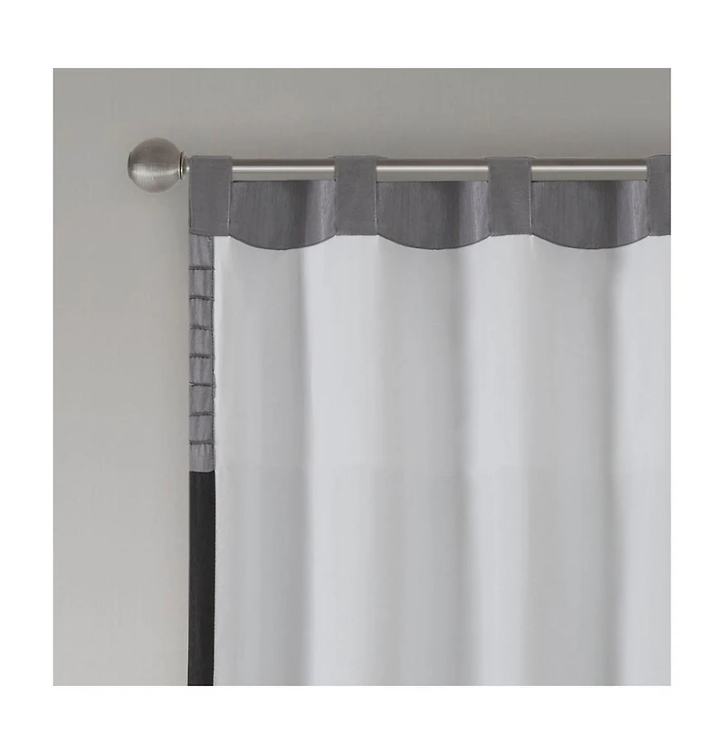 Avobird Pintuck Curtain Panel Only 1 Pc Panel