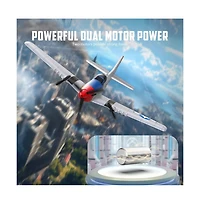 Bruce & Shark 2.4GHz Rc Plane – 3 Channel with Gyro, 330 feet Range and Epp Foam