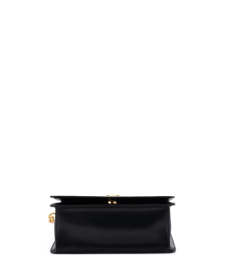 Pre-Owned Prada Small Chain Flap Bag Saffiano Leather