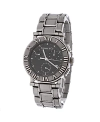 Pre-Owned Tiffany & Co Atlas Date Chronograph Quartz Watch in Stainless Steel 35mm