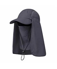 Ayamaya 3-in-1 Foldable Upf 50+ Wide Brim Sun Hat with Removable Face Shield and Neck Flap for Women Men