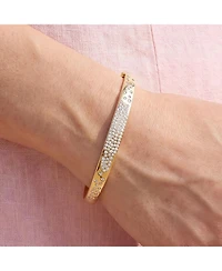 The Lovery Cz Confetti Bangle 14K Gold-Plated Sterling Silver