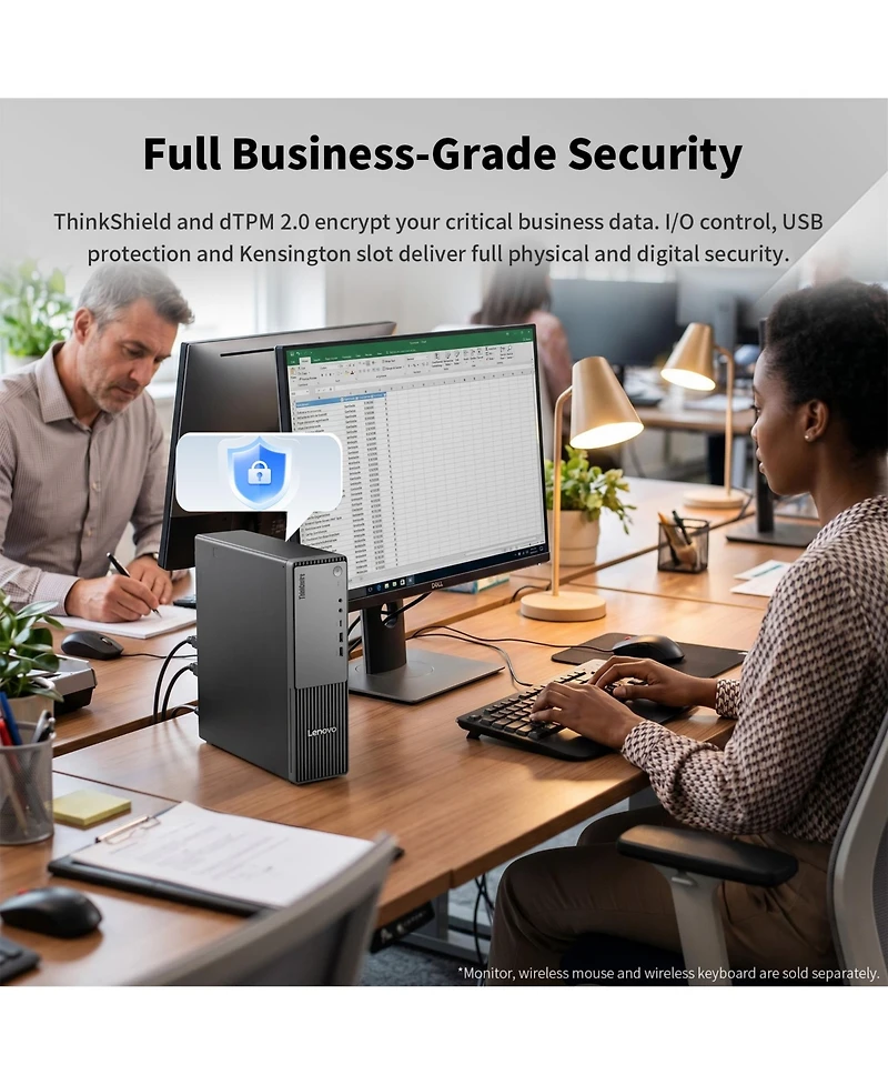 Lenovo ThinkCentre neo 55s Small Form Factor Desktop, Amd Ryzen 5 220, 16GB DDR5, 2TB Ssd, Windows 11 Pro