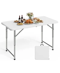 Piscifun Folding Table Reinforced Portable Quick Setup Indoor Outdoor Safety Lock