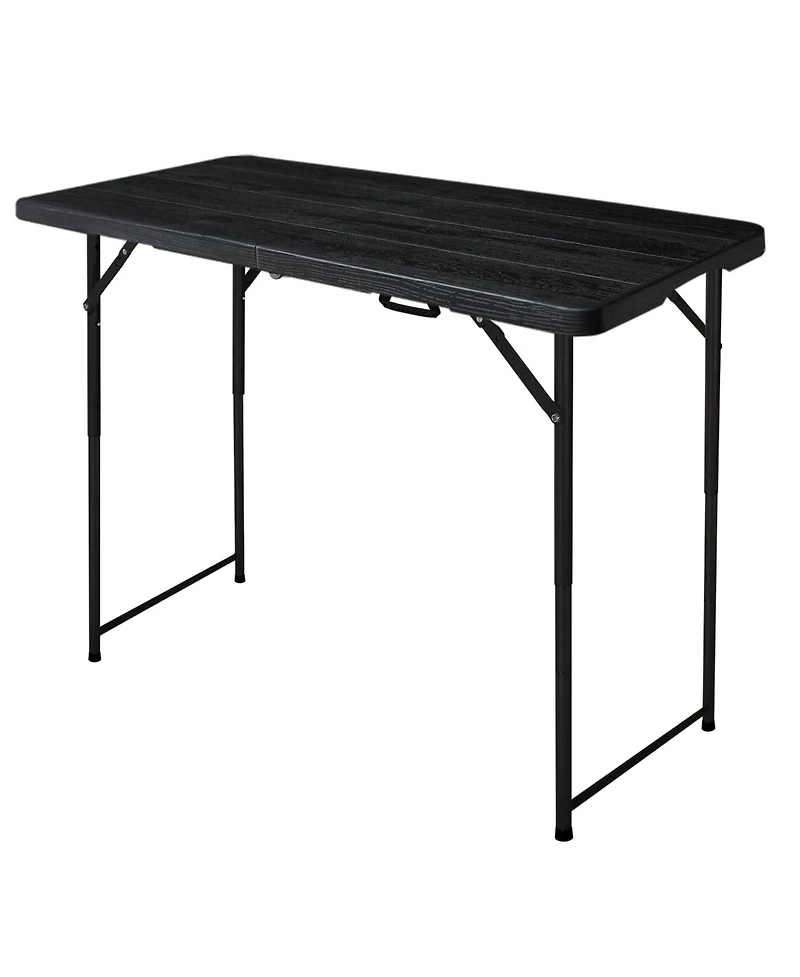 Piscifun Folding Table Portable Adjustable Height Hdpe Steel Lightweight Multi Purpose Indoor Outdoor