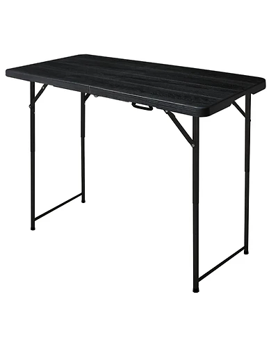 Piscifun Folding Table Portable Adjustable Height Hdpe Steel Lightweight Multi Purpose Indoor Outdoor