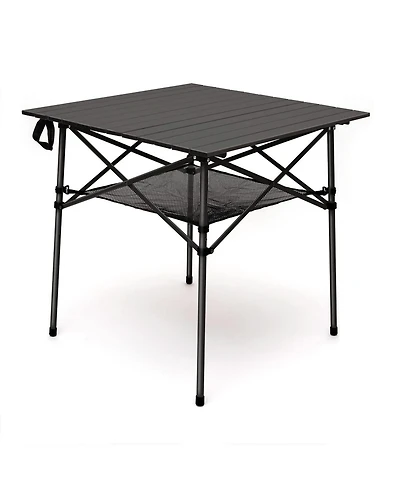 Piscifun Aluminum Folding Camping Table Lightweight Roll Up Portable Outdoor Picnic Side Mesh Storage Carry Bag