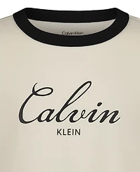 Calvin Klein Boys' 8-20 Ringer Short-Sleeve T-Shirt