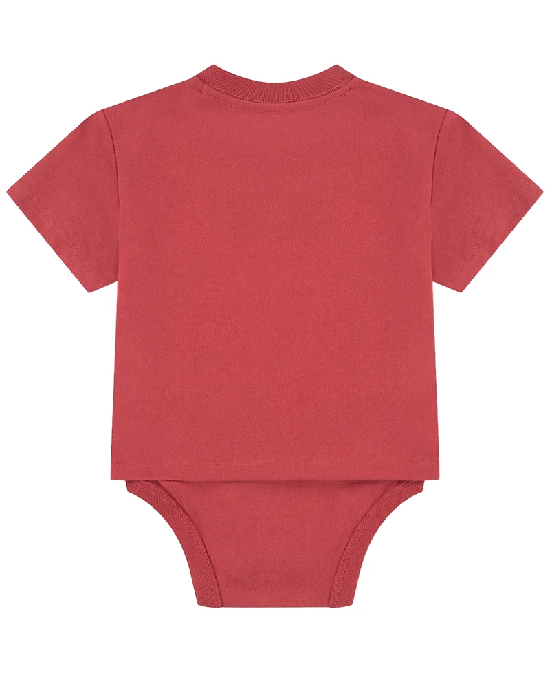 abercrombie kids Baby Boys' Y2K Crest Twofer Bodysuit
