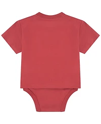 abercrombie kids Baby Boys' Y2K Crest Twofer Bodysuit