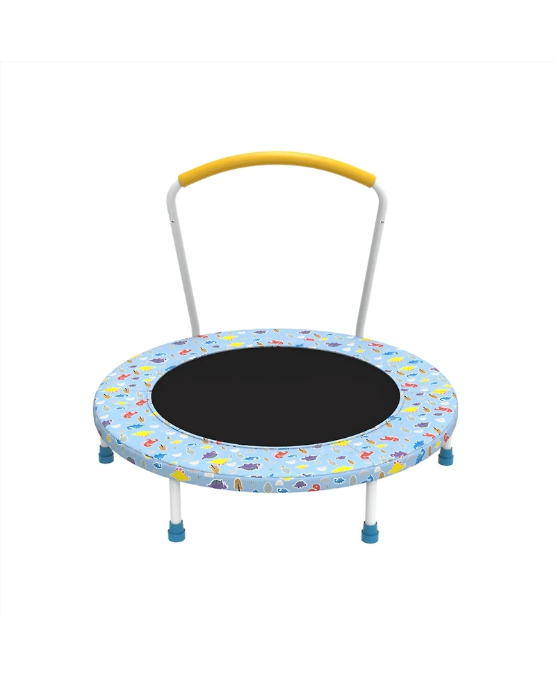 Zeny Mini Trampoline for Kids Indoor Outdoor with Handle Fun
