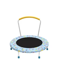Zeny Mini Trampoline for Kids Indoor Outdoor with Handle Fun
