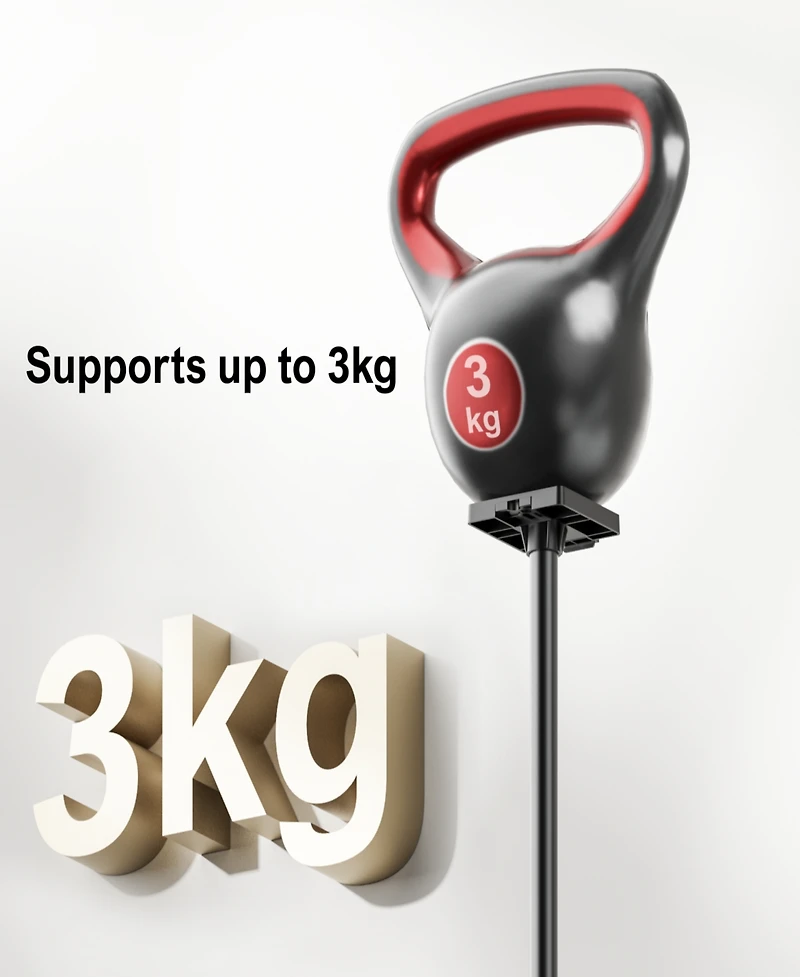 Ultimea Height-Adjustable Speaker Stands Pair, 24.4" To 36.6"