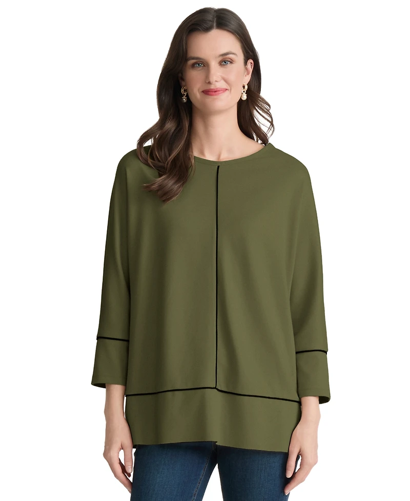 Jones New York Women's Crewneck Tunic