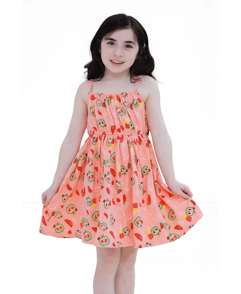Cocomelon Baby Girls ( 12 to 24 M ) Sleeveless Jersey Dress