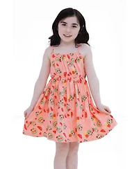 Cocomelon Baby Girls ( 12 to 24 M ) Sleeveless Jersey Dress