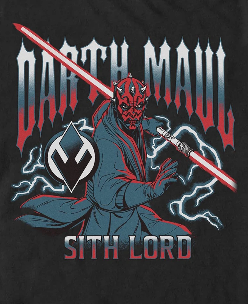 Fifth Sun Men's Star Wars Maul Lightning T-Shirt