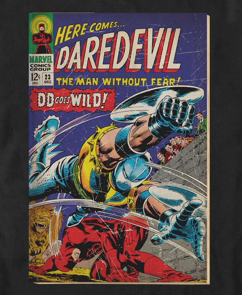 Fifth Sun Men's Daredevil Cover Comic Dec Daredevil T-Shirt