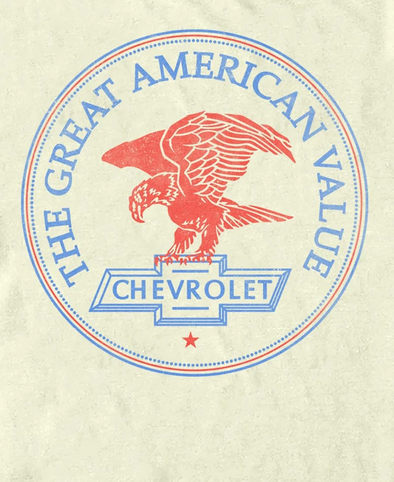 Fifth Sun Men's General Motors License Chevy Eagle T-Shirt