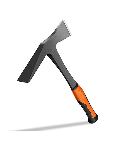 Xdovet Brick Hammer Rock Pick Mason Tool Shock Reduction Handle