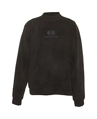 Pre-Owned Balenciaga Men's Logo Embroidered Fleece Sweatshirt