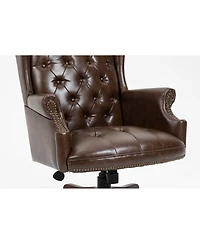 Streamdale Furniture Executive High Back Ergonomic Pu Leather Office Chair