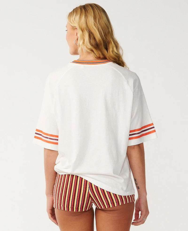 Rip Curl Women's Surf Culture Cropped Cotton Crewneck T-Shirt