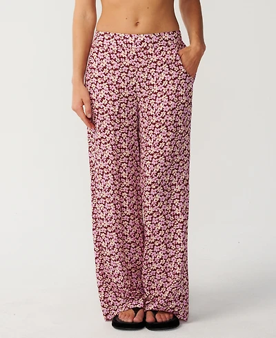Rip Curl Women's Party Wave Beach Loose-Fit Pants