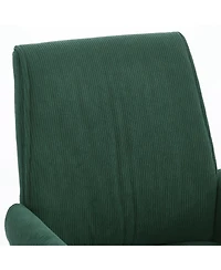 Streamdale Furniture Ergonomic Mid-Back Striped Fabric Office Chair