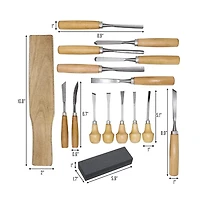 Xdovet Wood Carving Tools Set Chisel Gouge Whetstones Handle