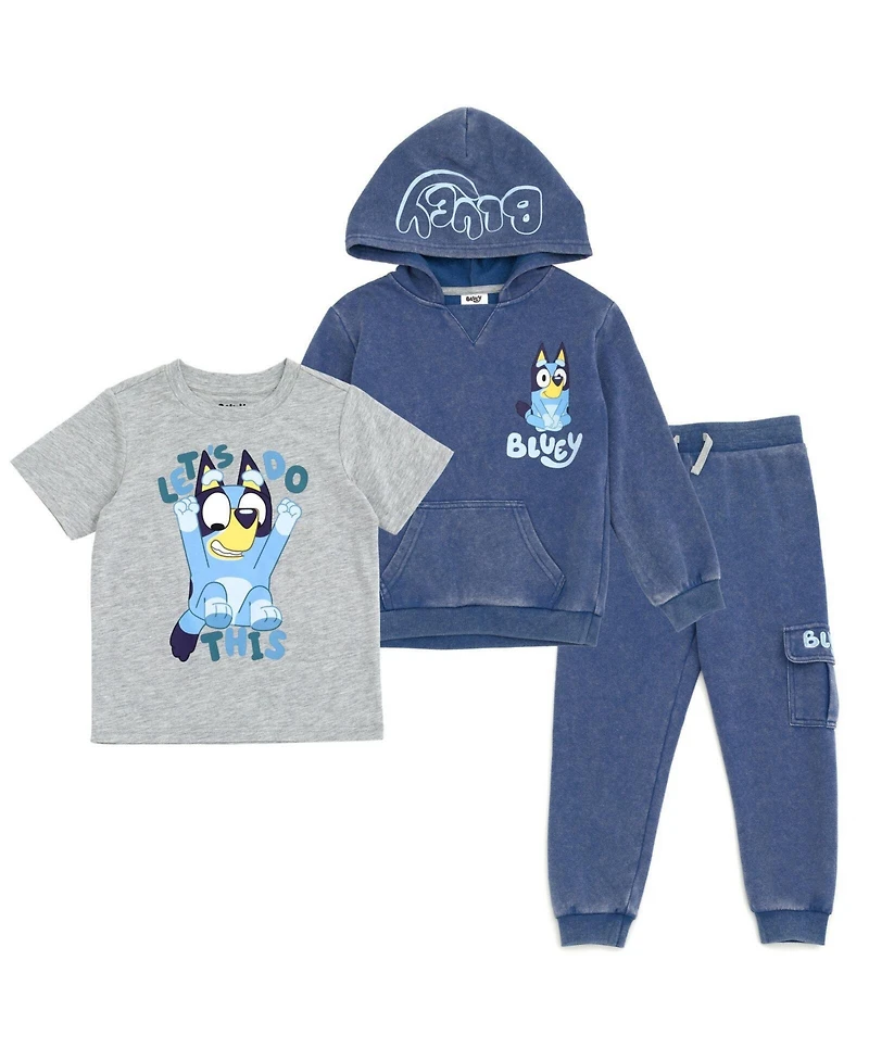 Bluey Toddler Boys' 2T -5T Fleece Hoodie and Pants Set