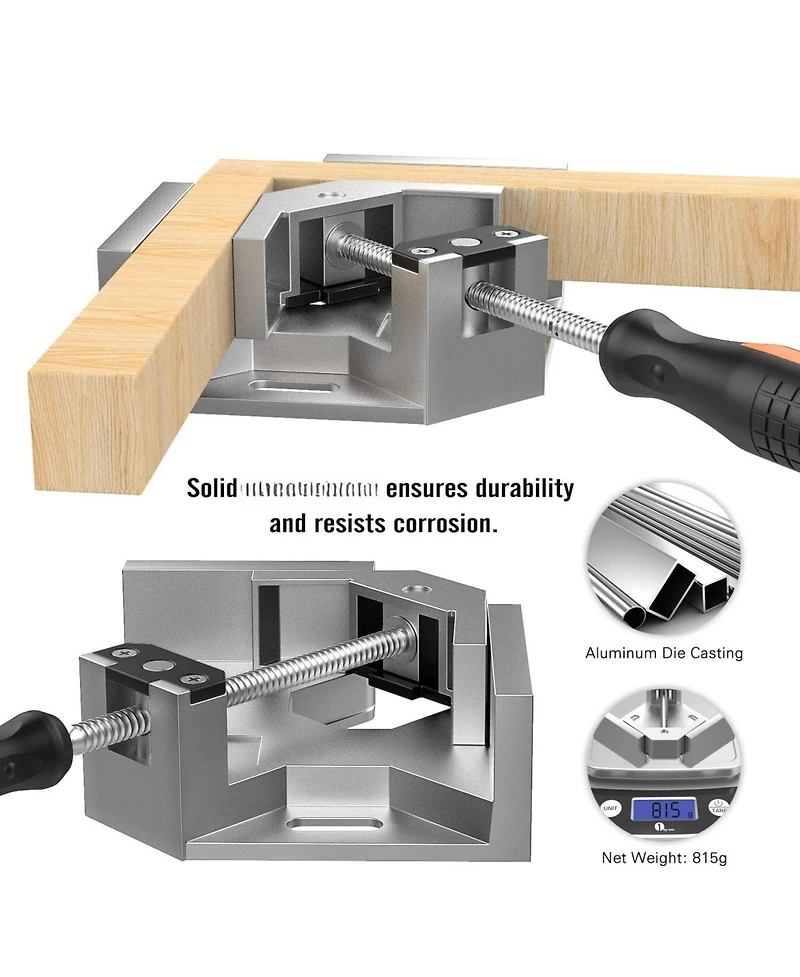 Xdovet Right Angle Clamp 90degree(s) Corner Clip Woodworking Vise