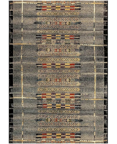 Liora Manne' Marina Tribal Stripe 4'10" x 7'6" Outdoor Area Rug