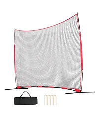 Vevor Barricade Backstop Net Ball Sports Barrier Softball Practice Net 16x10ft