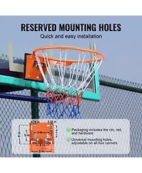 Vevor Basketball Rim Replacement Outdoor Heavy Duty Hanging Flex Hoop Net