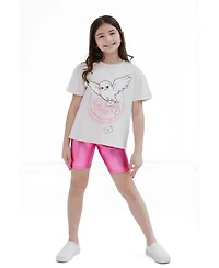 Harry Potter Girl's (5-16) 2-Piece T-Shirt and Bike Shorts Set
