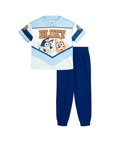 Bluey Little Boy's (5-8) Athletic 2-Piece T-Shirt and Jogger Set