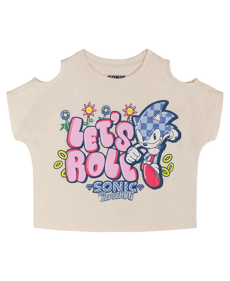 Sonic the Hedgehog Toddler Girls 2-Piece T-Shirt and Flare Leggings Set