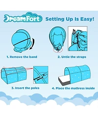 Air Fort Inflatable for Kids, Builds 30 Sec, Play Tent Age 3+
