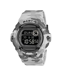 G-Shock Baby-g Women's Digital Gray Resin Digital Watch 42.6mm