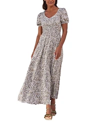 Lascana Women's Floral Print Maxi Dress