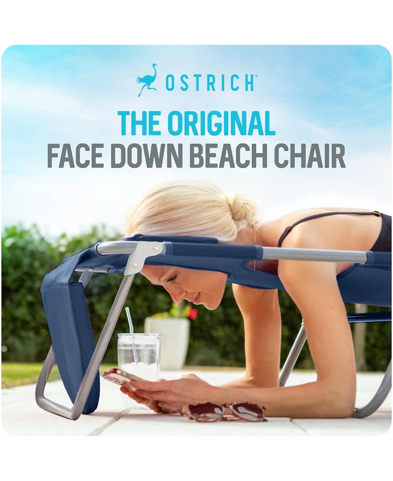 Ostrich The Woody Backpack 3N1 Chair Cooler Bag and Reclining Lounger