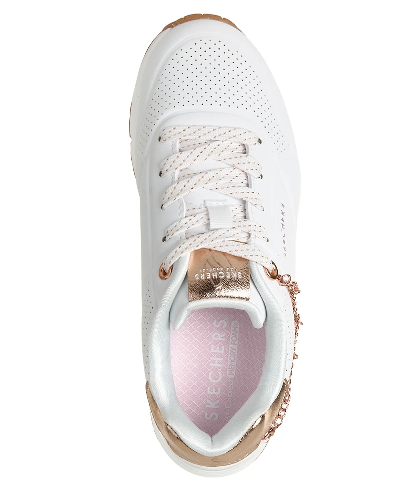 Skechers Little Girls Uno Gen1 - She's Charming Lifestyle Sneakers from Finish Line