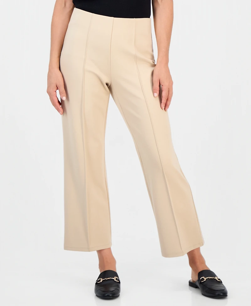 Jm Collection Petite Wide Leg Ponte Pull-On Pants, Macy's Exclusive