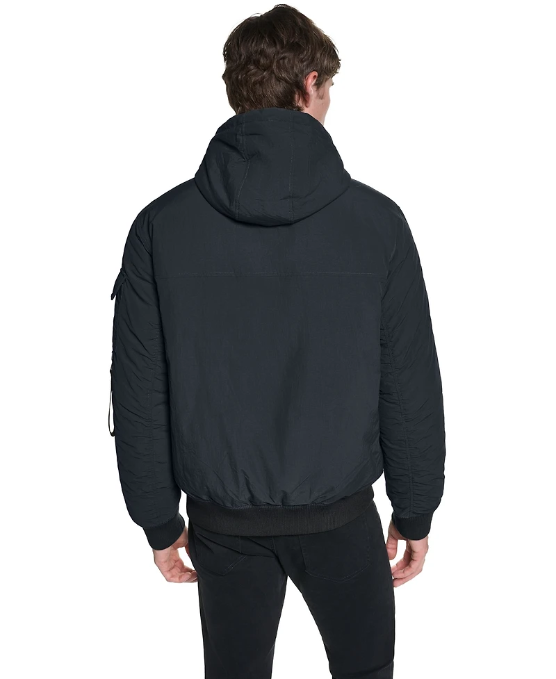 Karl Lagerfeld Paris Men's Bomber Jacket