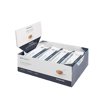 Metagenics Ultra Protein Bar - High Protein Meal Replacement - Gluten-Free, Low Sugar, with Fiber, Iron and Calcium - Individually Wrapped