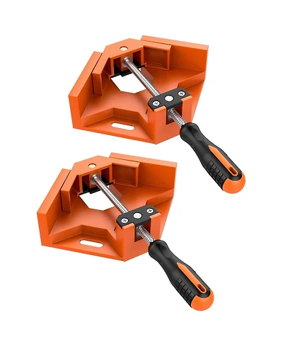Xdovet Right Angle Clamp Single Handle 90degree(s) Aluminum Alloy Corner Clip Woodworking Vise Adjustable Swing Jaw