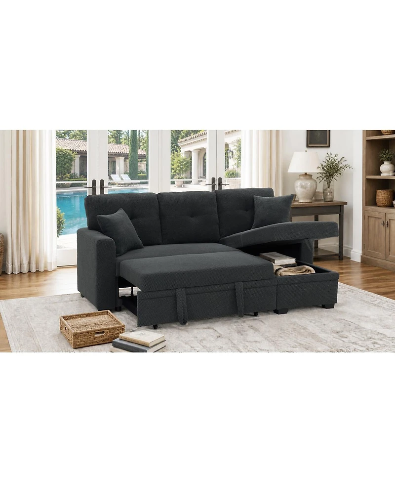 Streamdale Furniture Reversible Sleeper Sectional with Storage