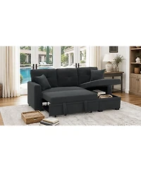 Streamdale Furniture Reversible Sleeper Sectional with Storage