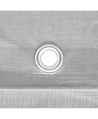 Yiortwo 10 x 20 Feet Carport Replacement Cover with Sidewalls, Waterproof Uv Canopy